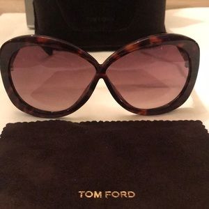 SOLD!! TOM FORD “Margot” tortoise sunglasses